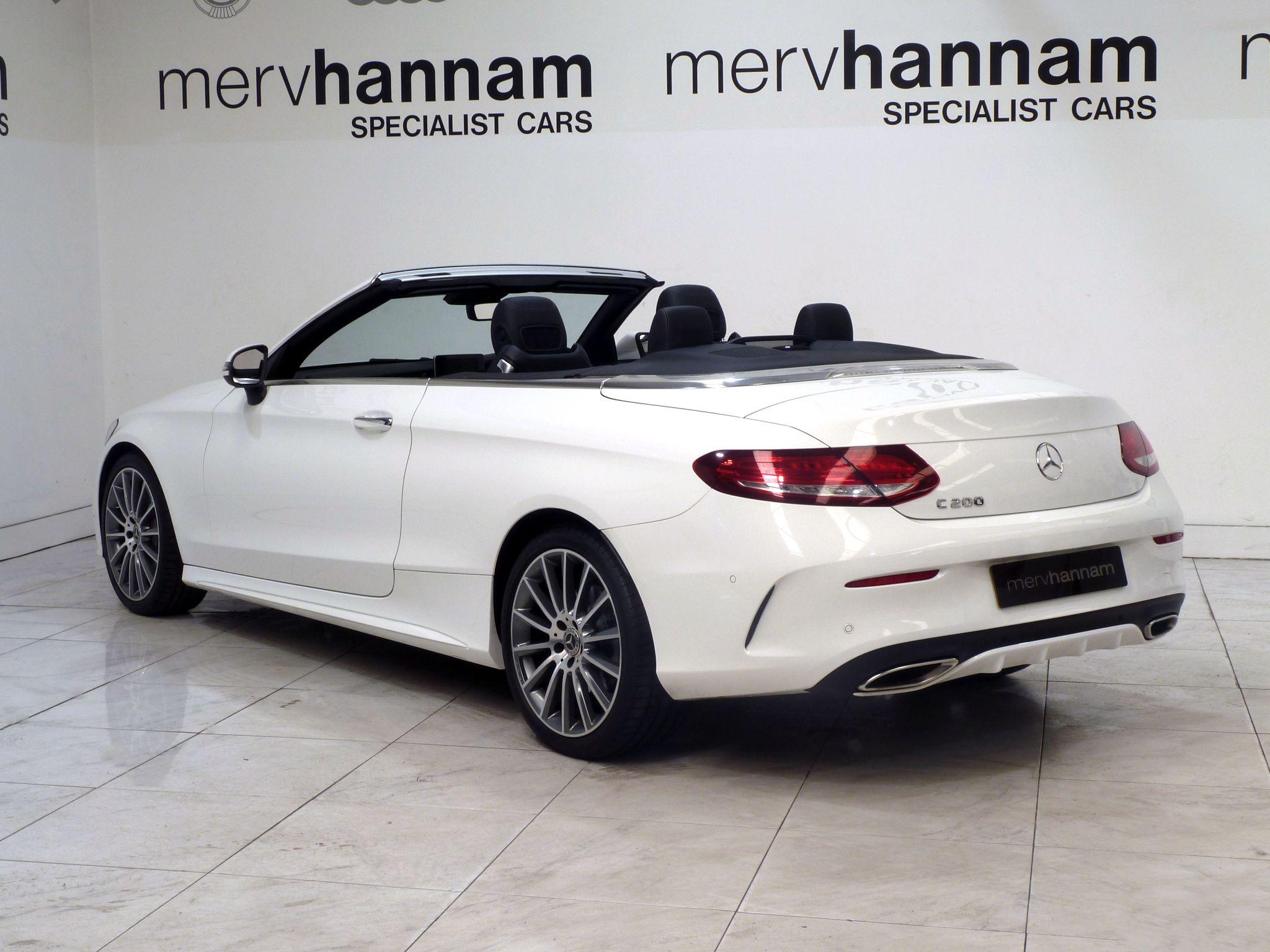 Mercedes-Benz C Class 2.0 C200 AMG Line Cabriolet +   <br/><br/>SAT NAV + RED SOFT TOP