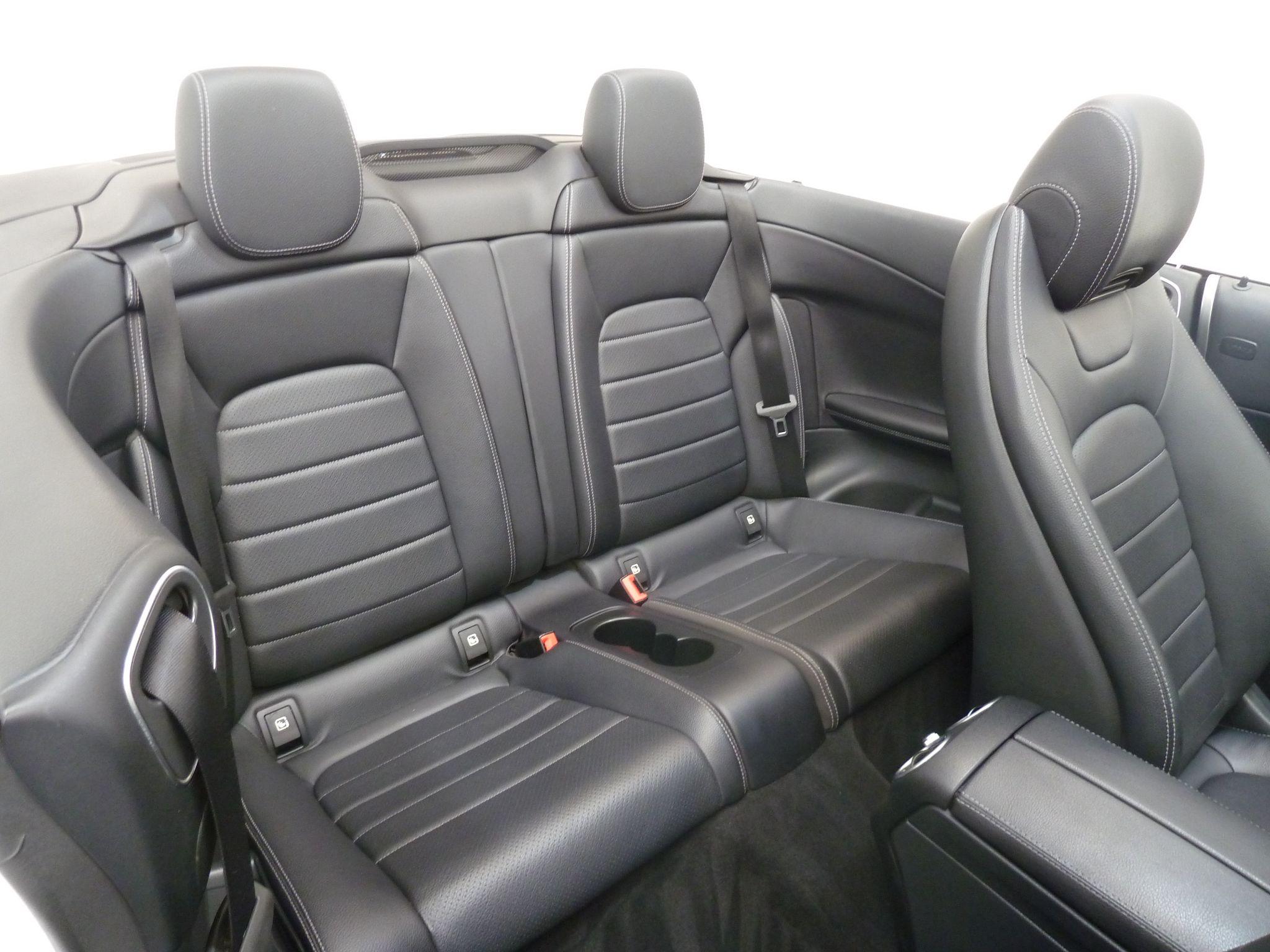 Mercedes-Benz C Class 2.0 C200 AMG Line Cabriolet +   <br/><br/>SAT NAV + RED SOFT TOP