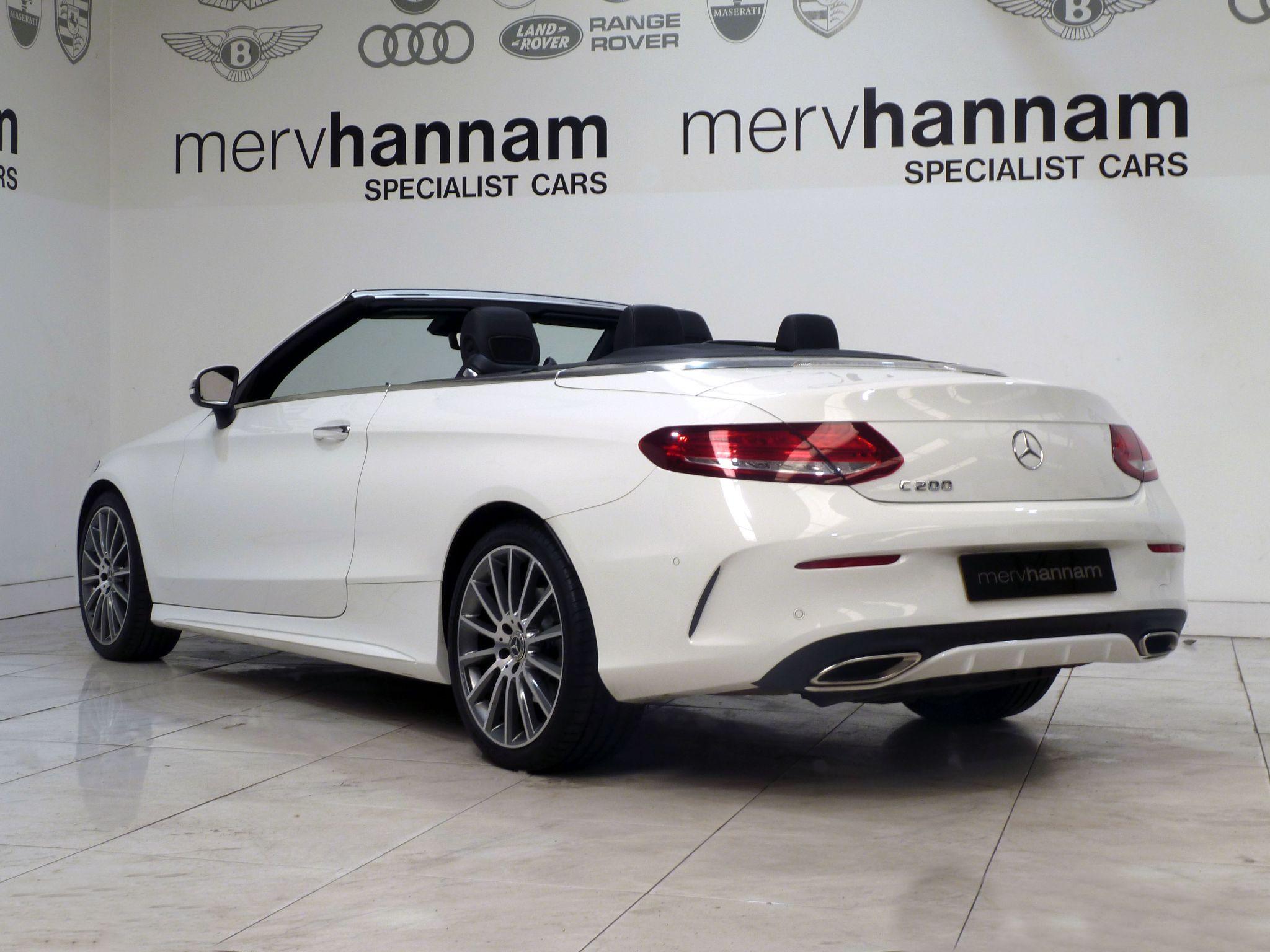 Mercedes-Benz C Class 2.0 C200 AMG Line Cabriolet +   <br/><br/>SAT NAV + RED SOFT TOP