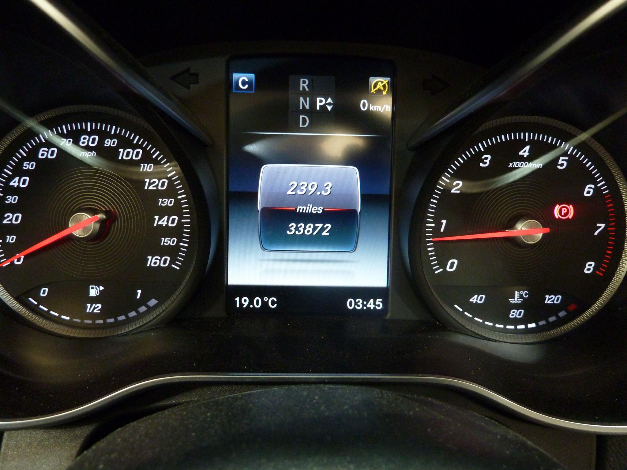 Mercedes-Benz C Class 2.0 C200 AMG Line Cabriolet +   <br/><br/>SAT NAV + RED SOFT TOP