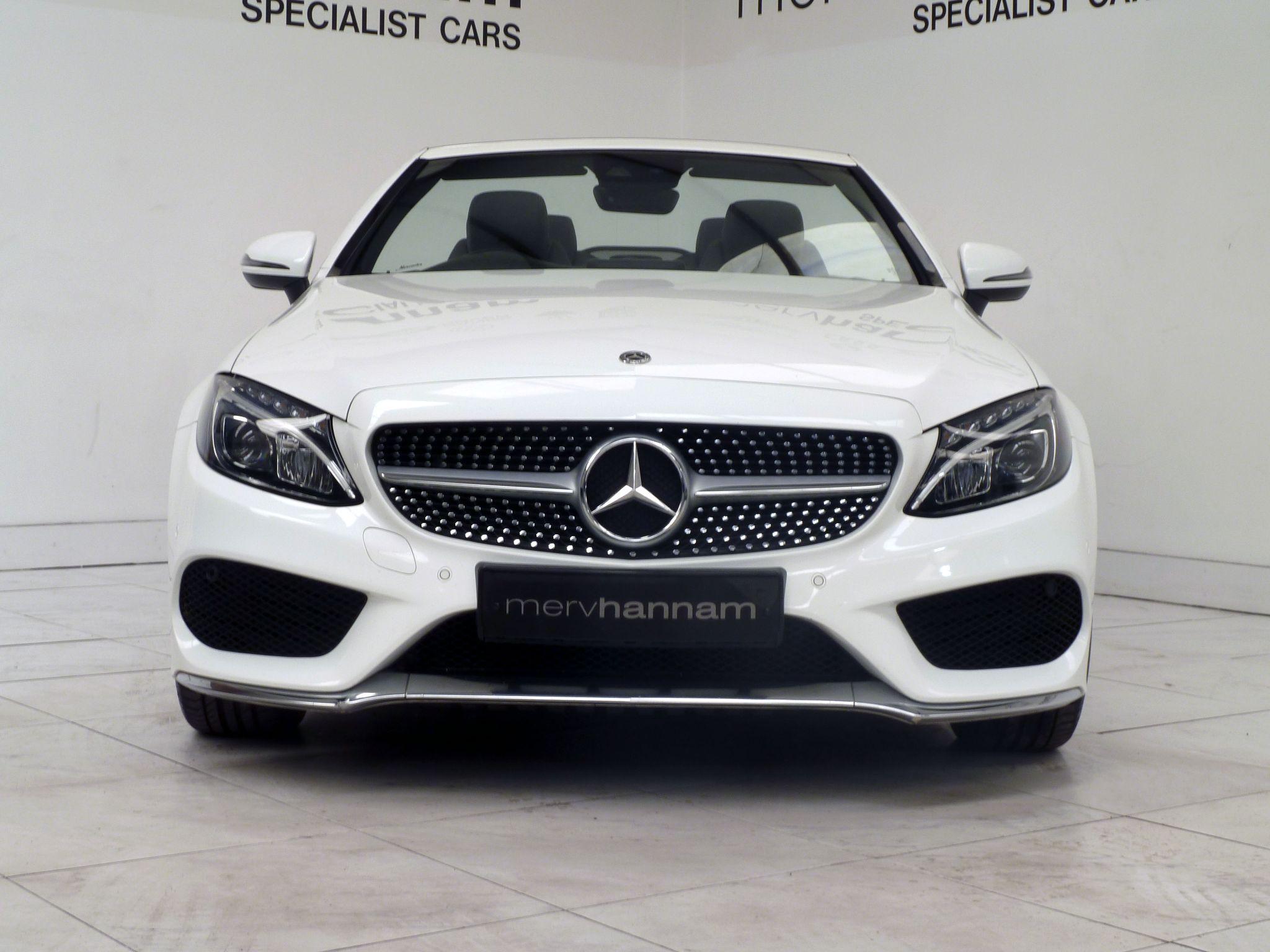 Mercedes-Benz C Class 2.0 C200 AMG Line Cabriolet +   <br/><br/>SAT NAV + RED SOFT TOP