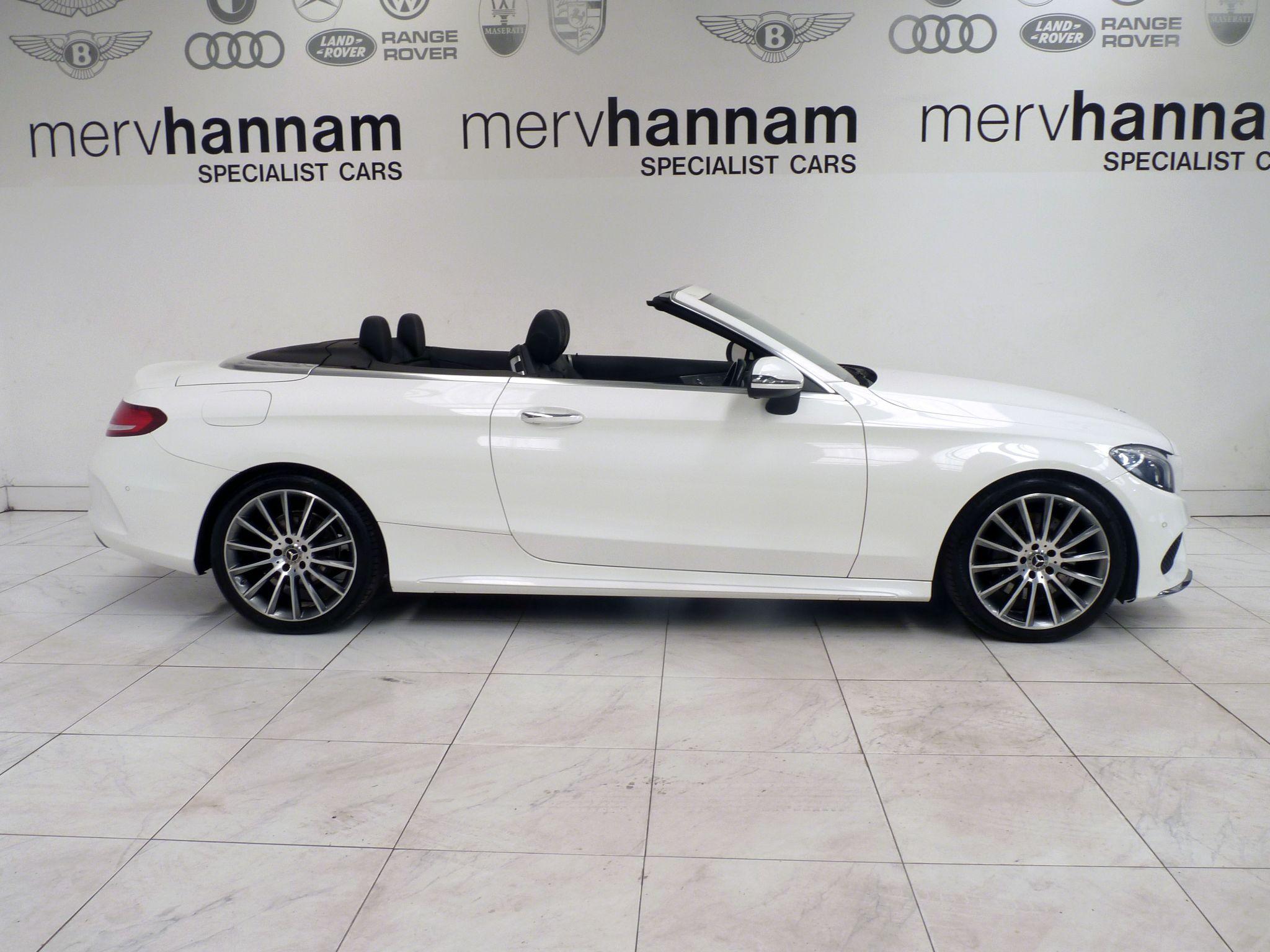 Mercedes-Benz C Class 2.0 C200 AMG Line Cabriolet +   <br/><br/>SAT NAV + RED SOFT TOP